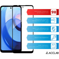 Скло захисне ACCLAB Full Glue MOTO E30/E40 Black (1283126545788)