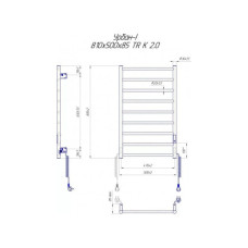 Сушарка для рушників MARIO 2.3.8300.10.P