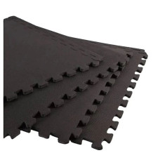 Килимок для фітнесу Toorx Interlocking 4 елементи 61х61х1,2 см Antracite (MAT-60) (931144)