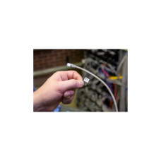 Стрічка для принтера етикеток Brady M21-18-427, вирубні, для дроту Ø1,52-5,05мм / пробірок1-8ml, 121шт, black on white (152084)