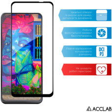 Скло захисне ACCLAB Full Glue Motorola G55 Black (1283126613210)