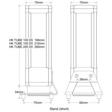 Резервуар для СРО Alphacool Watercool HEATKILLER Tube 200 D5 без помпи (30205)