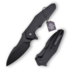 Ніж Hightron Mini Ventura, D2, G10, чорний, чорний stonewash клинок (HK05BLKBS)