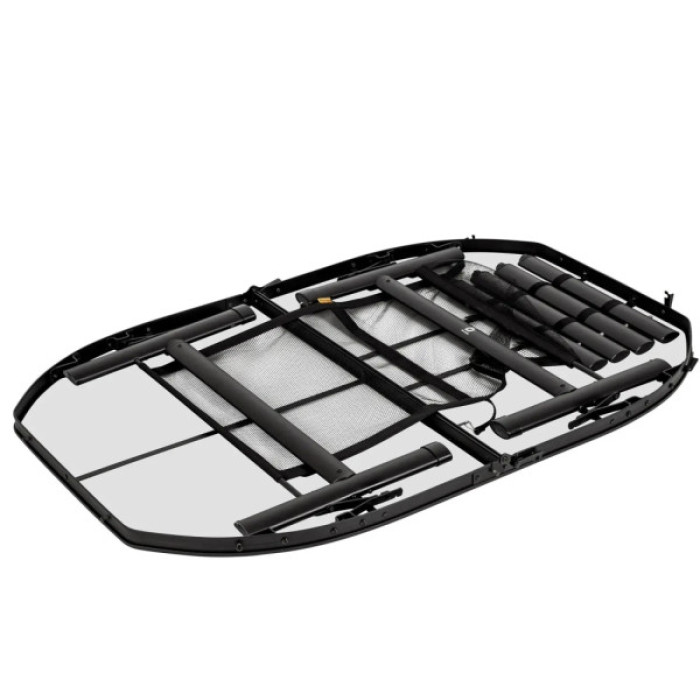 Туристичний стіл Bo-Camp Melrose Oval 120x80 cm Black/Wood look (1404220)