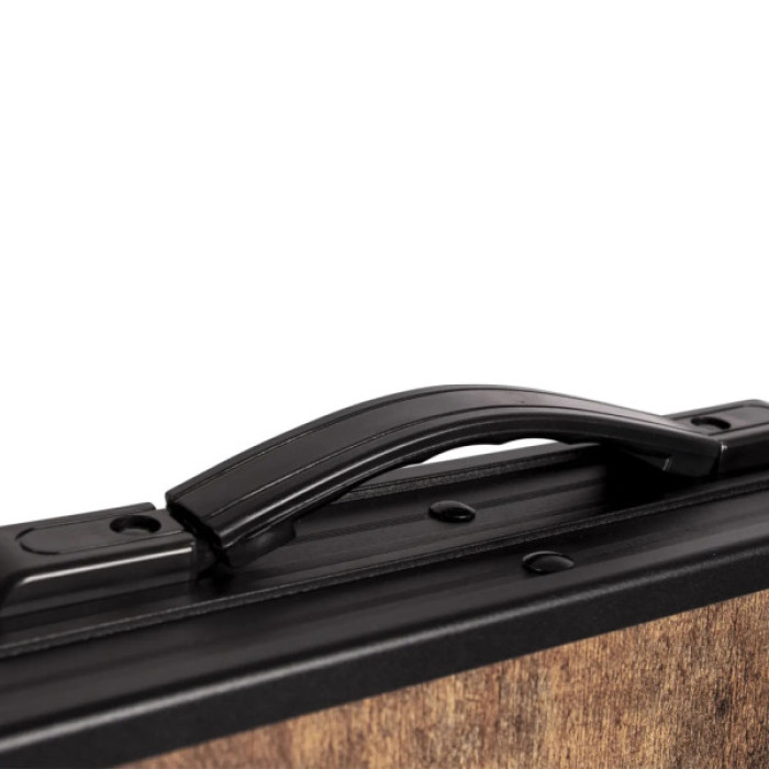 Туристичний стіл Bo-Camp Melrose Oval 120x80 cm Black/Wood look (1404220)