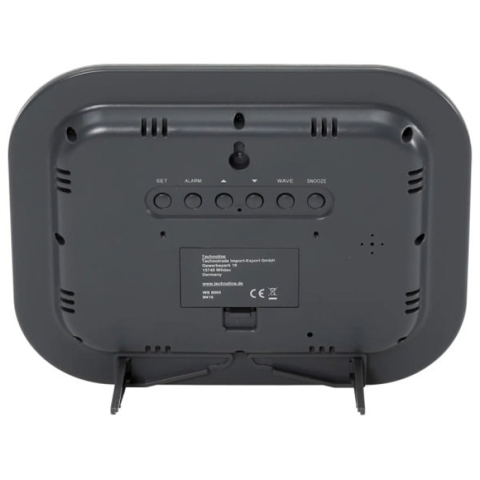 Настінний годинник Technoline WS8005 Silver/Black (DAS301208)