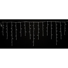 Гірлянда Delux ICICLE 100LED 2x0.7 м Жовтий flash Білий/Білий IP44 (90015181)