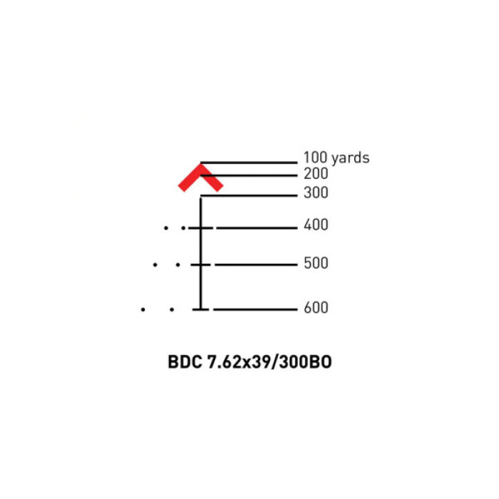 Оптичний приціл Primary Arms SLx 3X MicroPrism сітка ACSS Raptor 7.62X39/300BLK Yard. Black (710040)