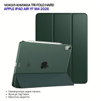 Чохол до планшета BeCover Tri Fold Hard Apple iPad Air 11" M4 2026 Dark Green (715244)