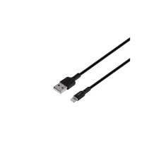 Дата кабель USB 2.0 AM to Lightning 1.0m 3A black XO (NB112-i-BK)