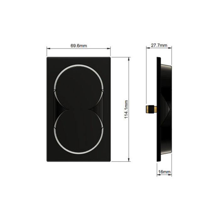 Антена для дрона TrueRC X2-AIR 5.0 MK II SMA RHCP (0608597256260)