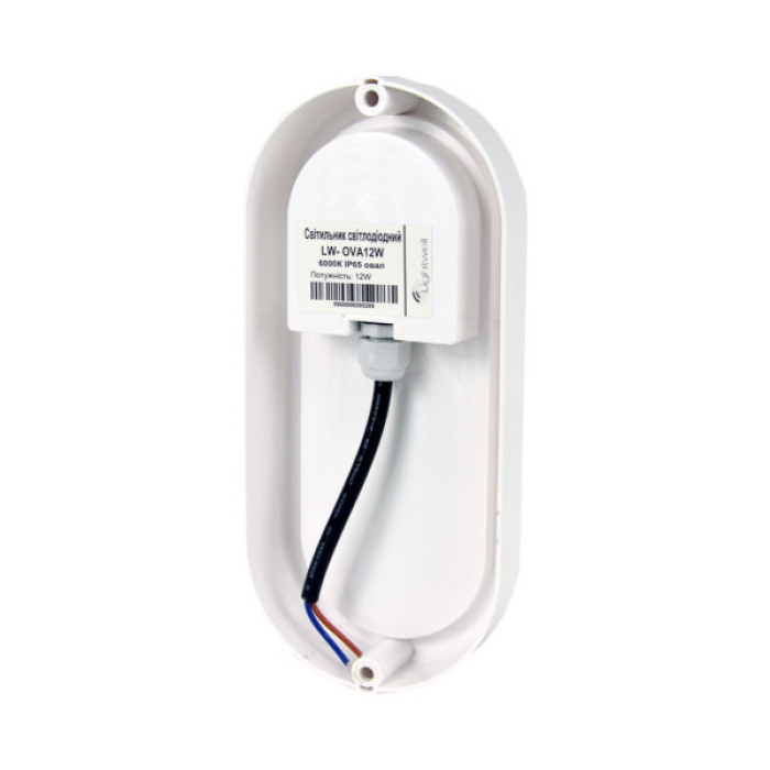 Світильник Lightwell LW-OVA12W 12Вт 6000К IP65 (256647)