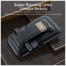Підставка до планшета та телефона Knight Foldable Desk Mobile Phone Holder Stand (Alloy) Black Essager (EZJZM-QS01)
