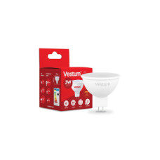 Лампочка Vestum MR16 3W 3000K 220V GU5.3 (1-VS-1502)