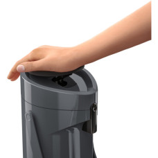 Термос Tefal Ponza Pump, 1.9л, пластик, скло, чорний (K3140114)