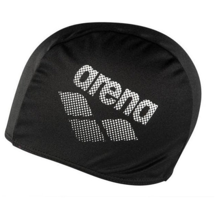 Шапка для плавання Arena Polyester II 002467-500 чорний Уні OSFM (3468336220559)