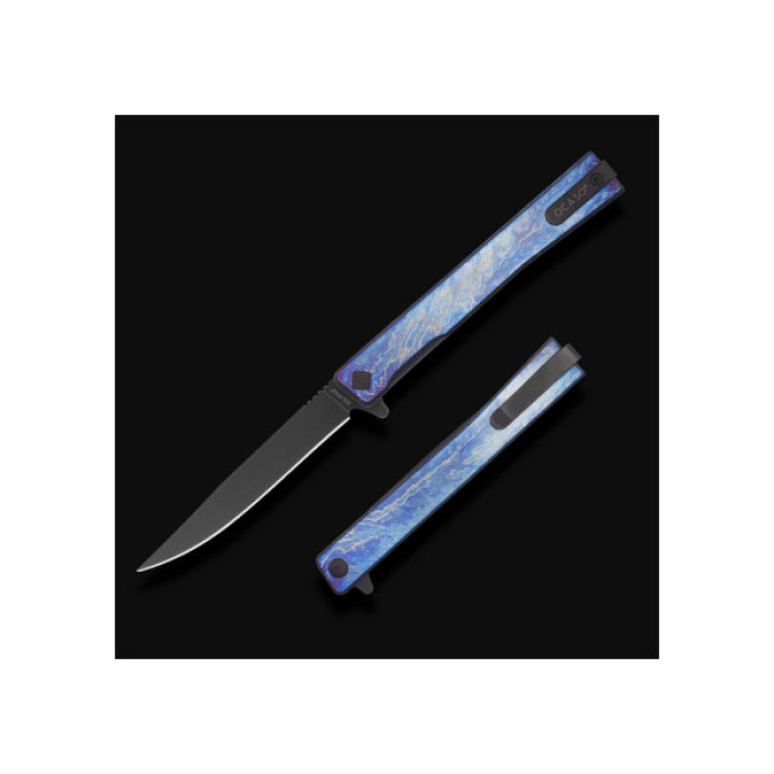 Ніж Ocaso Solstice, Anodized titanium, Black (10DBB)