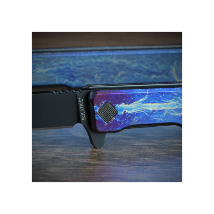 Ніж Ocaso Solstice, Anodized titanium, Black (10DBB)