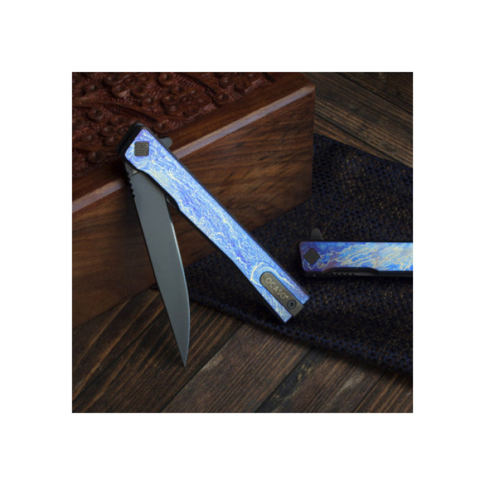 Ніж Ocaso Solstice, Anodized titanium, Black (10DBB)