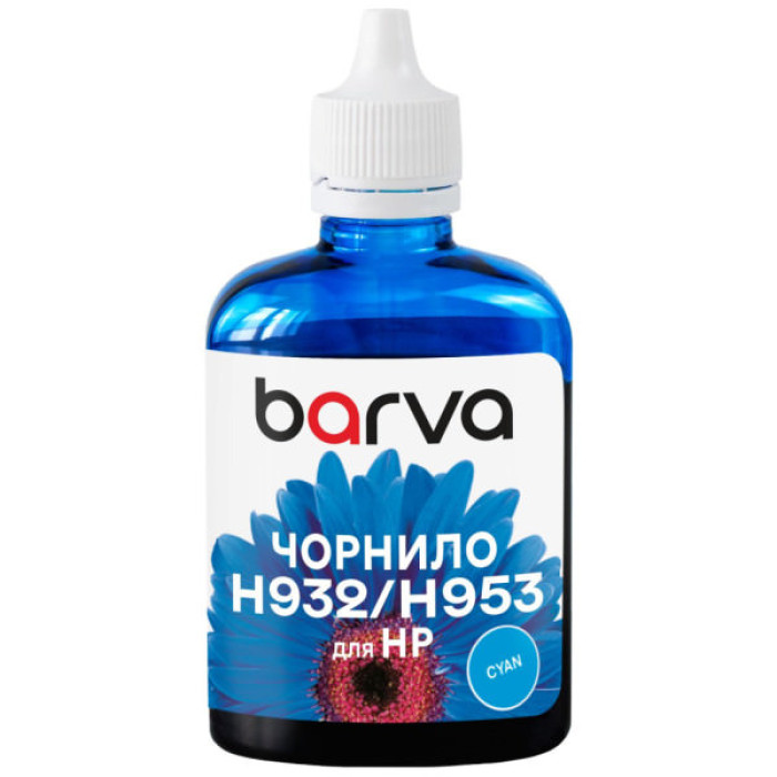 Чорнило Barva HP 933/951/953 100ml, cyan, pigment (H933-801)