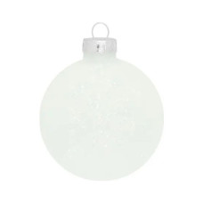 Ялинкова іграшка House Of Seasons Скляні кульки 26 шт D7 см D6 см D5 см Білі (8718861800609)