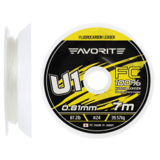 Флюорокарбон Favorite U1 FC 7m 24/0.81mm 87.2lb/39.57kg (1693.11.95)
