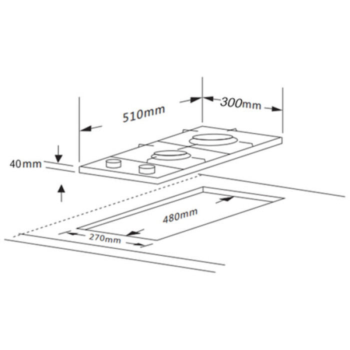 Варочна поверхня Interline HGG 330 MCK BA