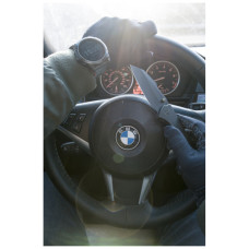 Ніж Weknife High-Fin XL, Darkwash, чорний титан (WE24010-1)