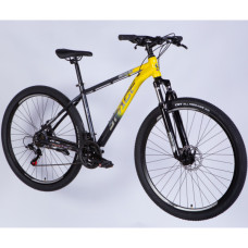 Велосипед Space 29" PHAETON DD FR рама-18" AL 2026 сіро-жовтий (OPS-SP-29-186)