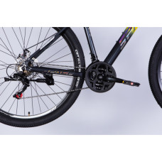 Велосипед Space 29" PHAETON DD FR рама-18" AL 2026 сіро-жовтий (OPS-SP-29-186)