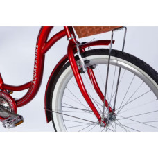 Велосипед Dorozhnik 26" AQUAMARINE BH рама-17" ST 2026 бордовий (OPS-D-26-354)