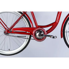 Велосипед Dorozhnik 26" AQUAMARINE BH рама-17" ST 2026 бордовий (OPS-D-26-354)