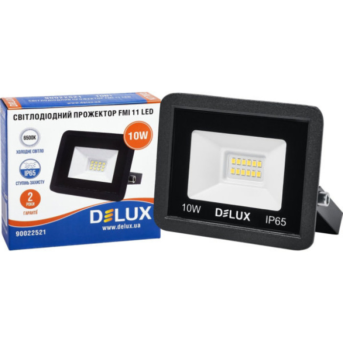 Прожектор Delux FMI 11 LED 10Вт 6500K IP65 (90022521)