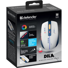 Мишка Defender Dila MM-282 Wireless White/Blue (52282)