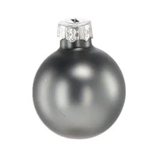 Ялинкова іграшка Chomik скляні кульки 11 шт, 3 см, колір мікс срібний, білий (5900779882195)