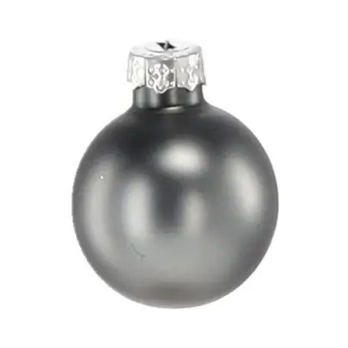 Ялинкова іграшка Chomik скляні кульки 11 шт, 3 см, колір мікс срібний, білий (5900779882195)
