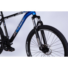 Велосипед Space 27.5" PHAETON DD FR рама-19" AL 2026 чорно-синій (OPS-SP-27.5-087)