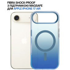 Чохол до мобільного телефона BeCover FIBRA Shock-Proof MagSafe Apple iPhone 17 Air Blue (715451)