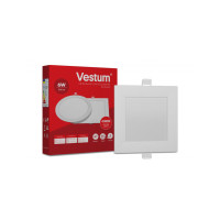Світильник Vestum LED квадратный 6W 4000K 220V (1-VS-5202)