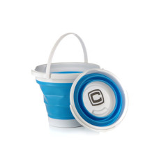 Відро складне СИЛА силіконове 10 л blue (961004)