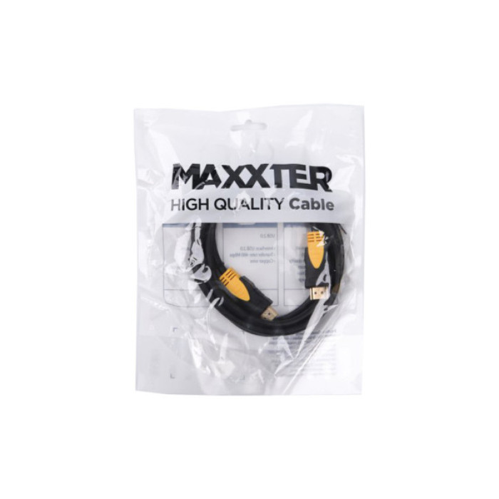 Кабель мультимедійний HDMI M to HDMI M 2.0m V2.0 Maxxter (VP-HDMI-2M)