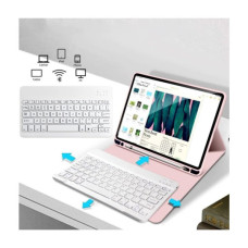 Чохол до планшета BeCover with keyboard Apple iPad Pro 13" M4 2024 Pink (713006)