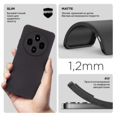 Чохол до мобільного телефона Armorstandart Matte Slim Fit Xiaomi Poco M7 5G Camera cover Black (ARM85162)