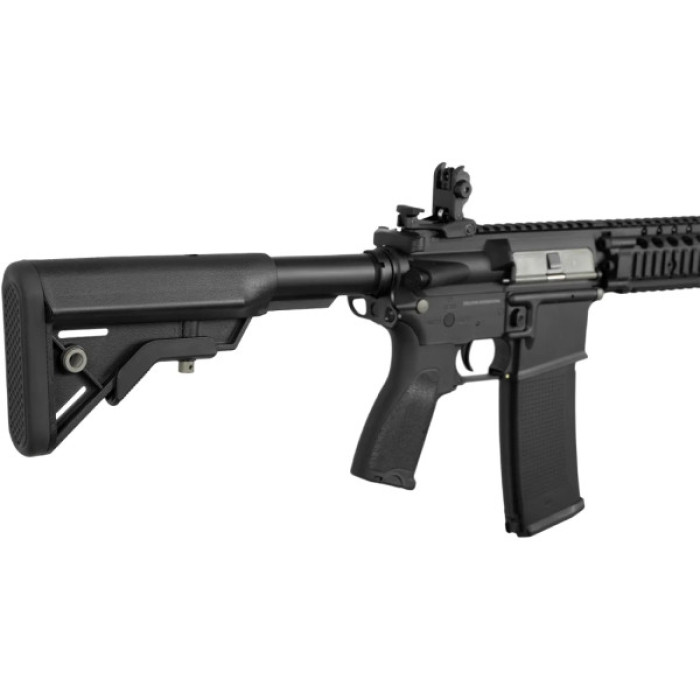 Гвинтівка страйкбольна Evolution Recon Superlite MK18 Mod 1 10.8" Carbontech AEG Black (EC47AR)