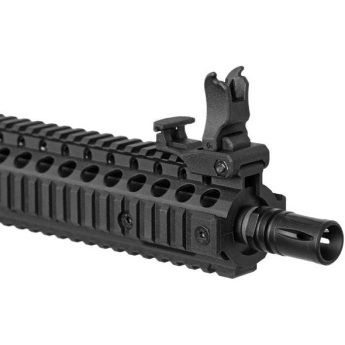 Гвинтівка страйкбольна Evolution Recon Superlite MK18 Mod 1 10.8" Carbontech AEG Black (EC47AR)