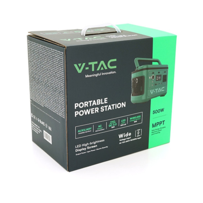 Зарядна станція V-TAC 500W, 568Wh (VT-606)