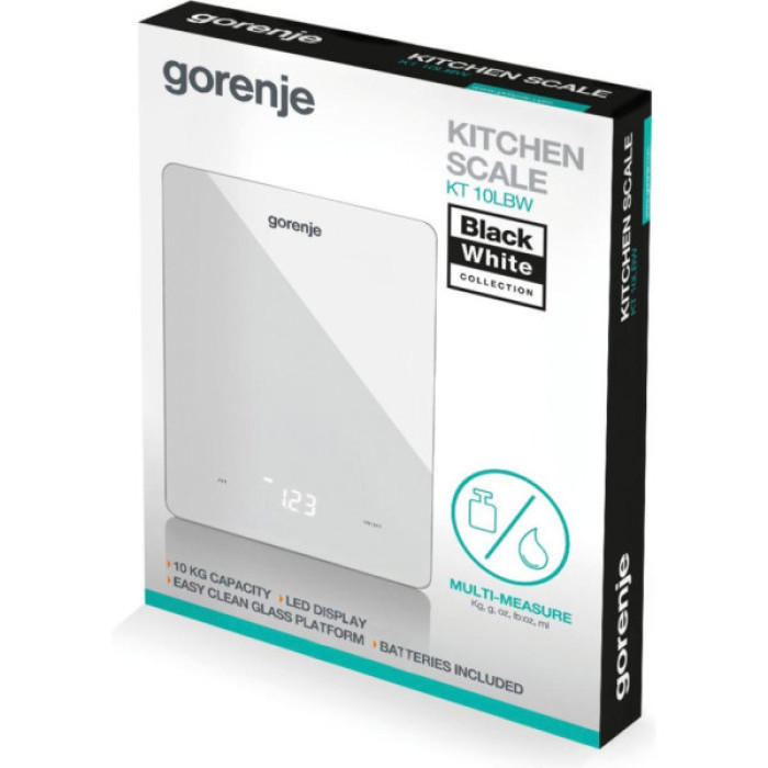 Ваги кухонні Gorenje KT10LBW