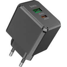 Зарядний пристрій HOCO CS14A Ocean 1xUSB-C PD20W + 1xUSB QC3.0 Black (6942007603898)