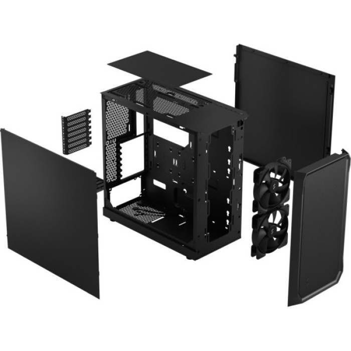 Корпус для ПК Fractal Design Focus 2 Black Solid (FD-C-FOC2A-07)