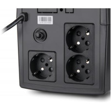 Пристрій безперебійного живлення Vinga LED 1200VA plastic case (VPE-1200P)